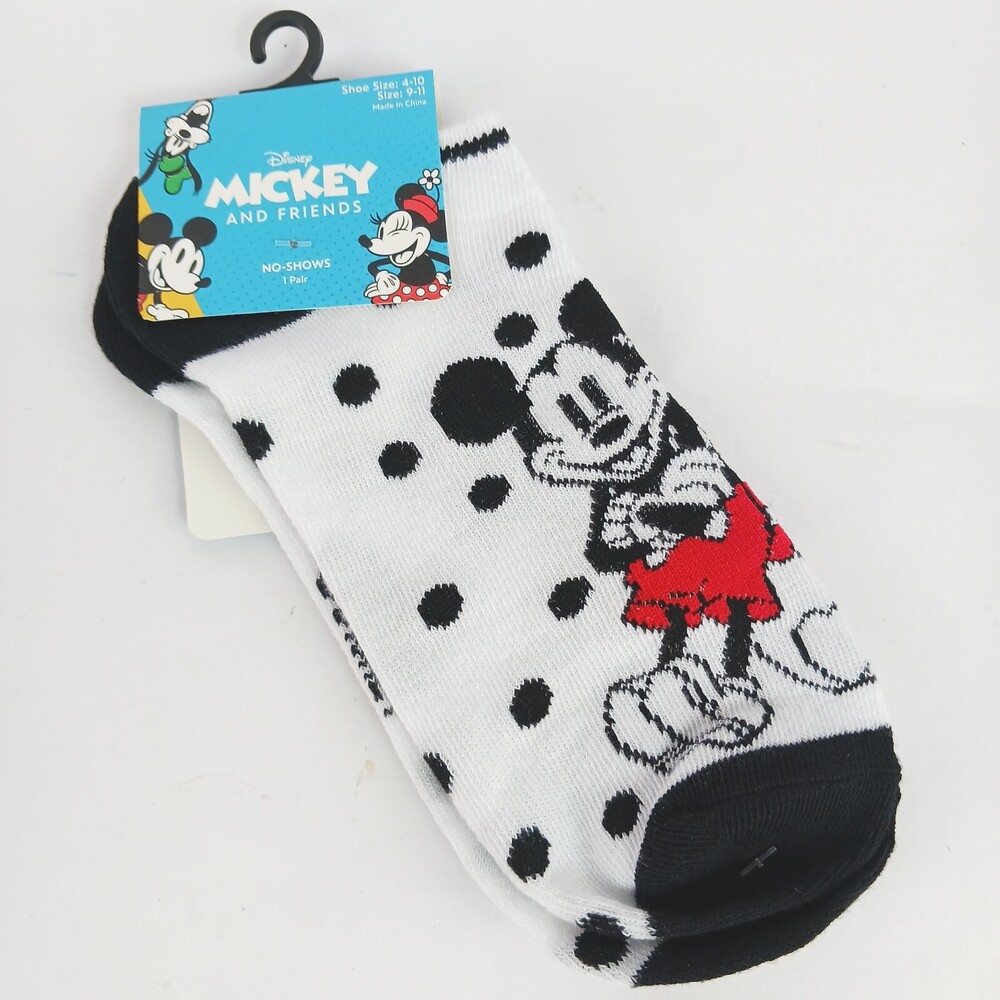Disney Mickey and Minnie Mouse socks. Size 4-10. New Mikey and Friends socks.